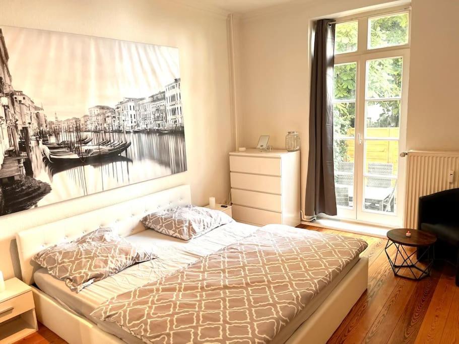 Doppelzimmer Mit Terrasse In Privatem Zuhause Lubecca Esterno foto