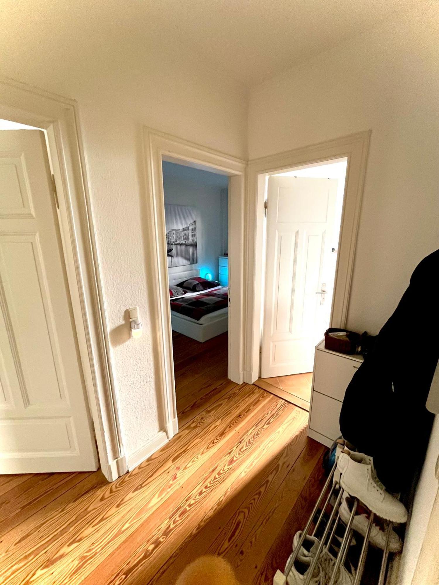 Doppelzimmer Mit Terrasse In Privatem Zuhause Lubecca Esterno foto