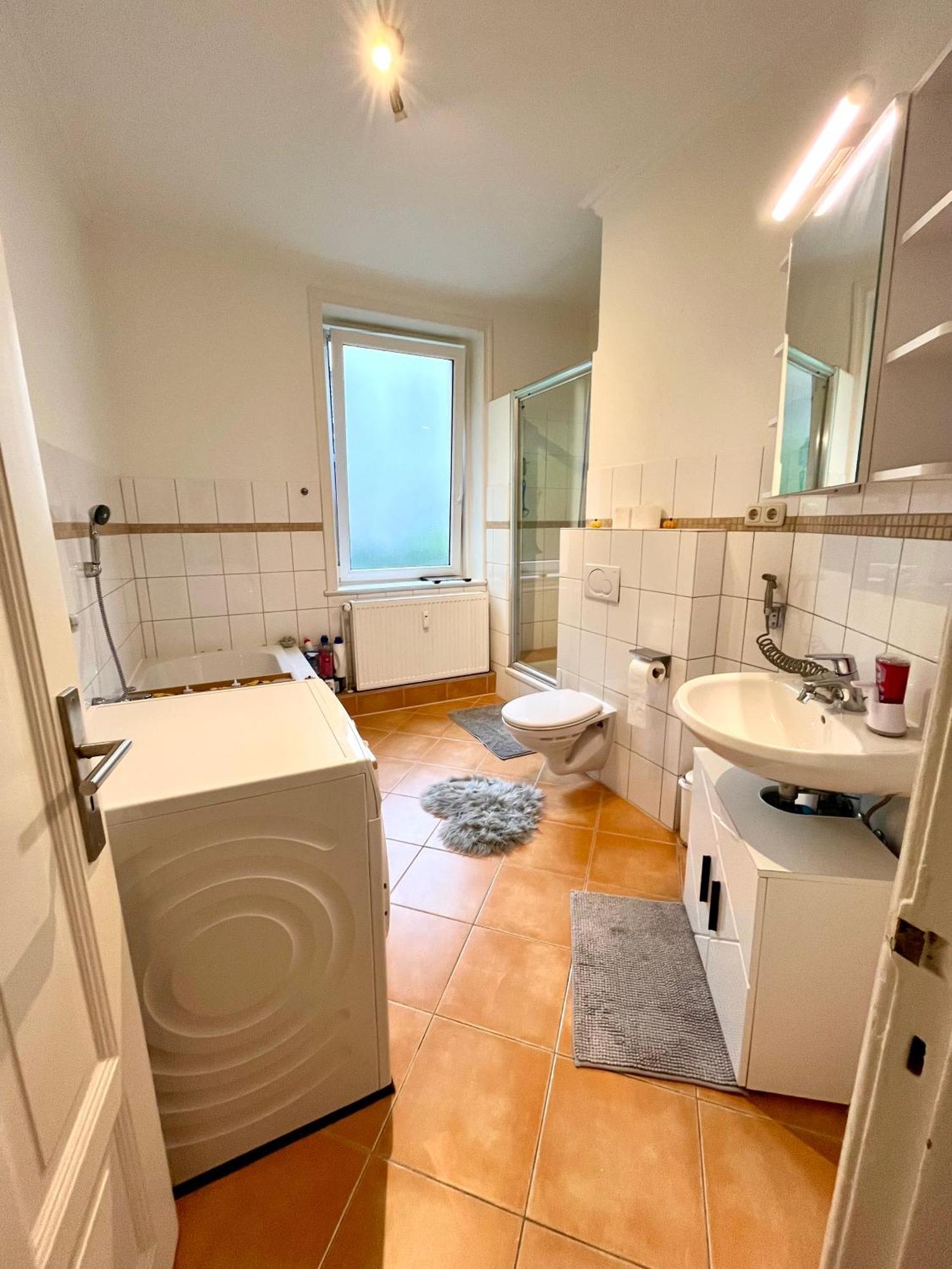 Doppelzimmer Mit Terrasse In Privatem Zuhause Lubecca Esterno foto