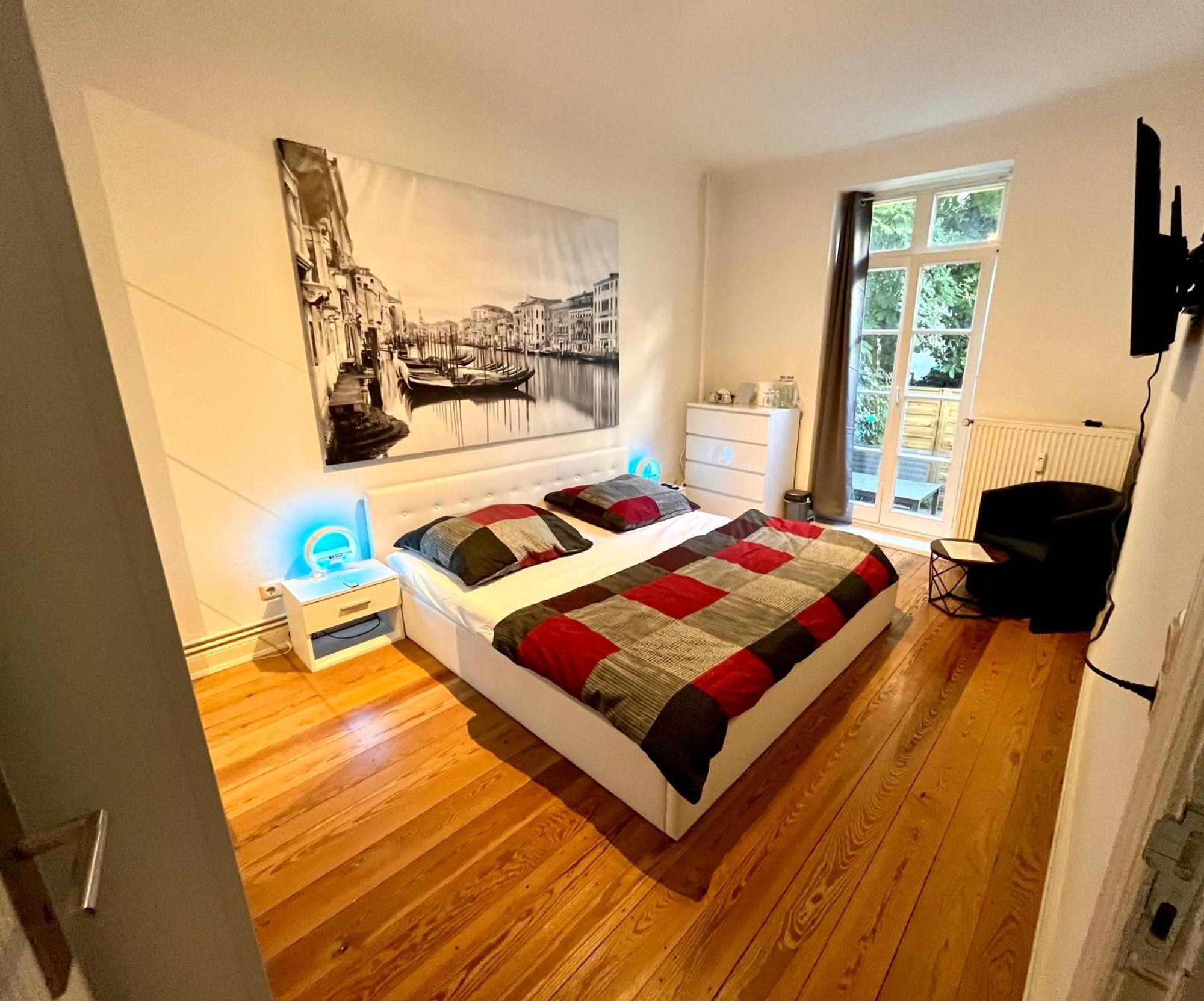 Doppelzimmer Mit Terrasse In Privatem Zuhause Lubecca Esterno foto